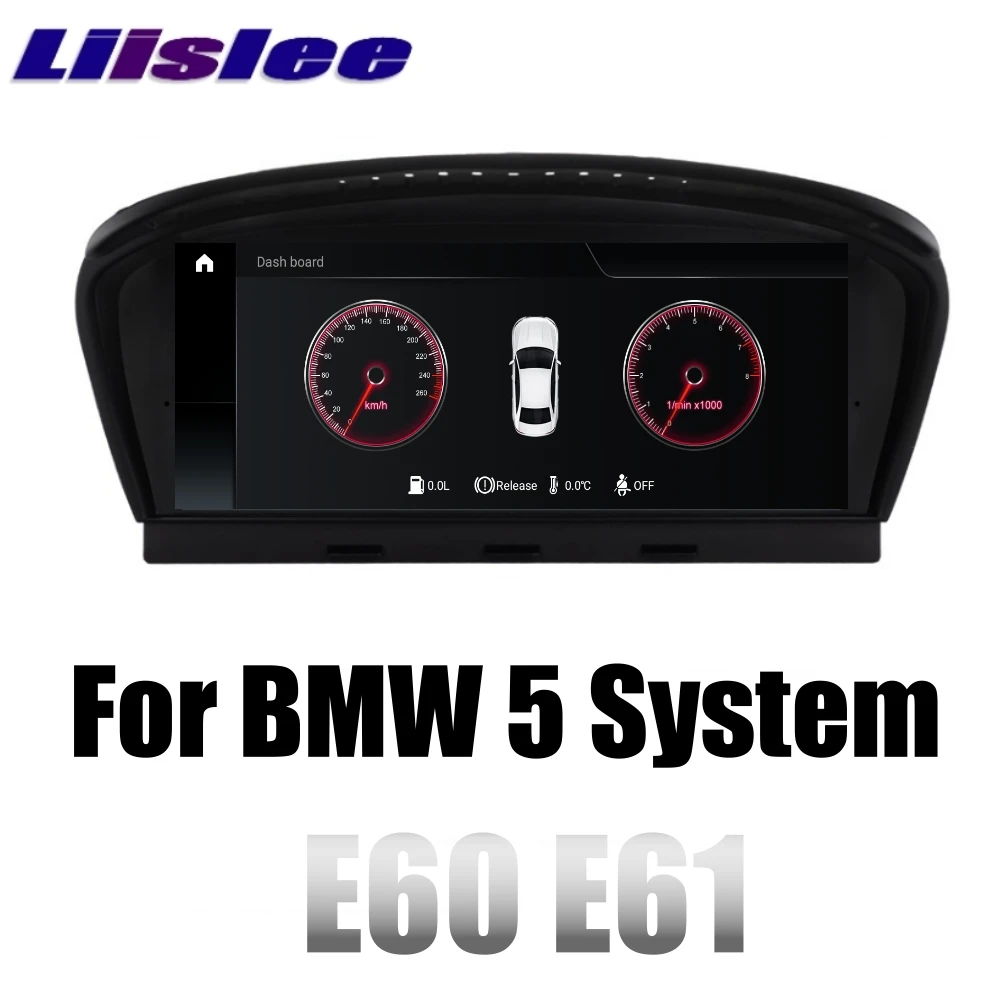 Для BMW 5 E60 E61 2003 ~ 2012 Система LiisLee Мультимедиа GPS аудио радио CARPLAY адаптер