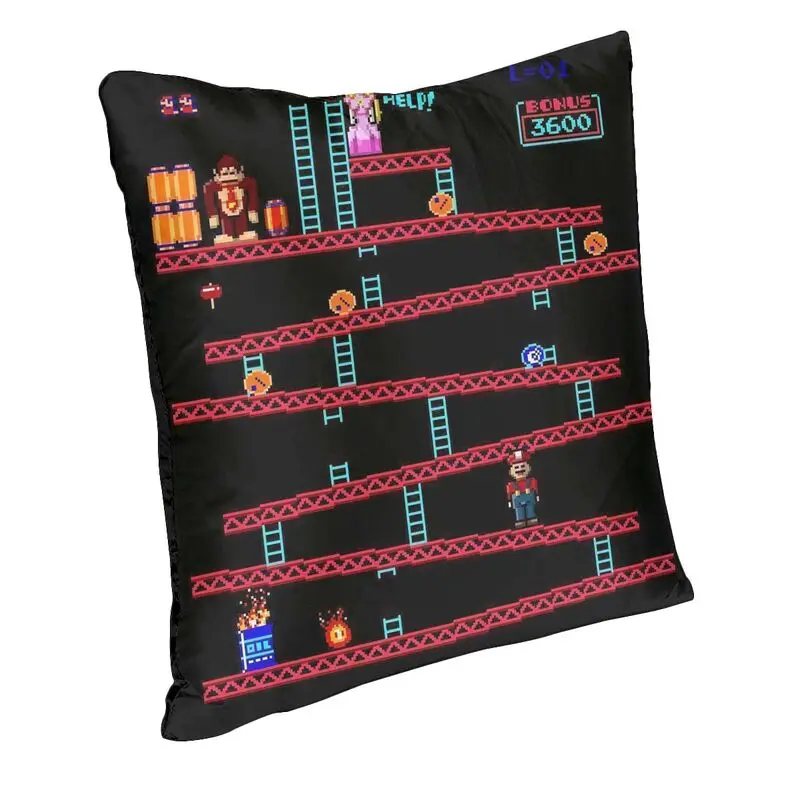 Чехол Donkey Kong для диванной подушки гостиной аркадных игр искусственный