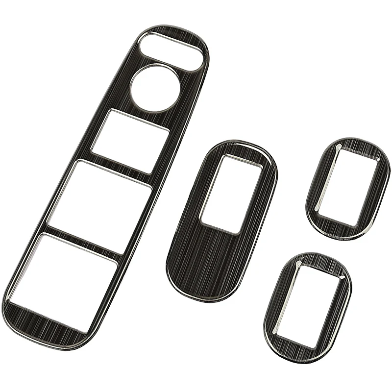 Аксессуар держатель дверной ручки переключатель управления окошком черная