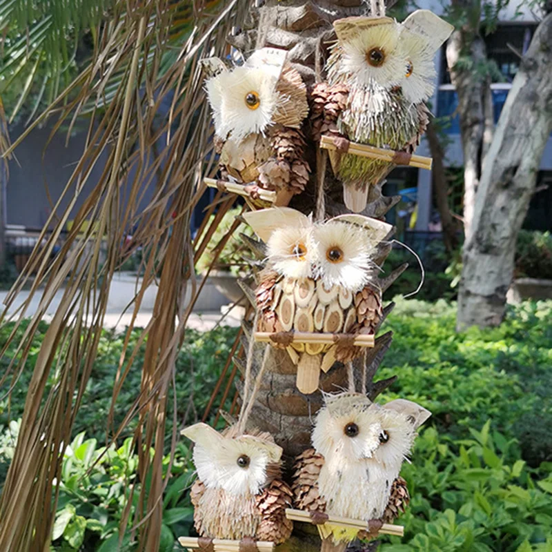 

Подвеска в виде птиц и бревен, 5 шт.