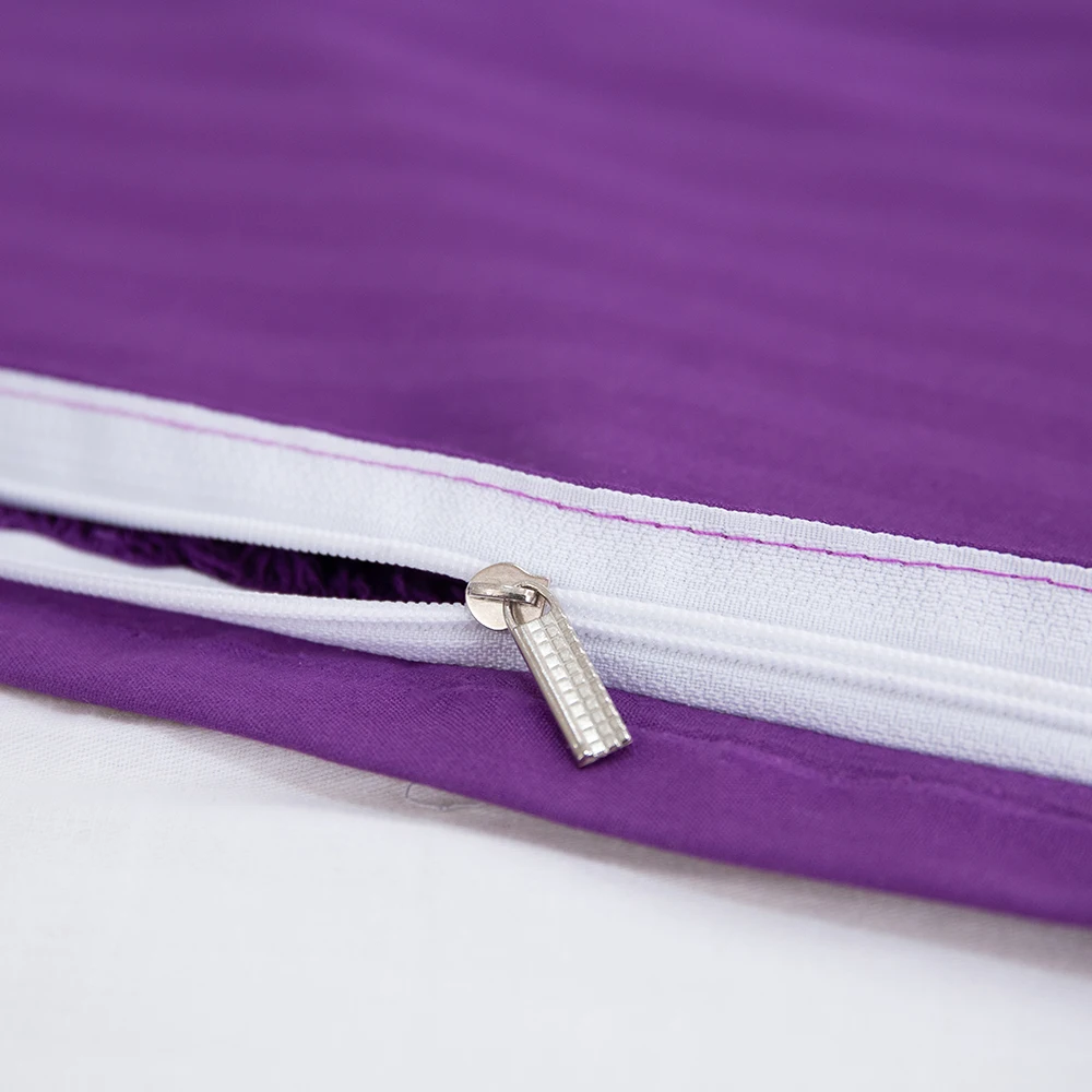 Комплект постельного белья из хлопка мягкое сатиновое белье в полоску