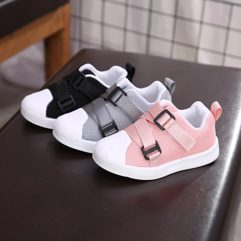 Детская повседневная обувь для девочек Весенняя сетчатая дышащая маленьких