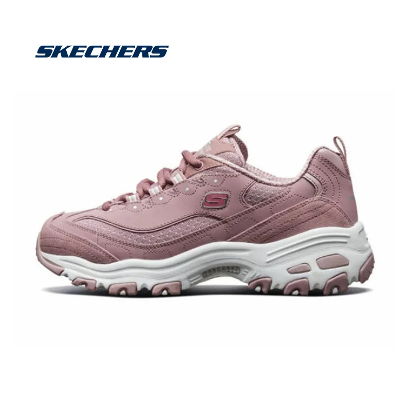 Женские кроссовки на массивной платформе Skechers de lites удобная Вулканизированная