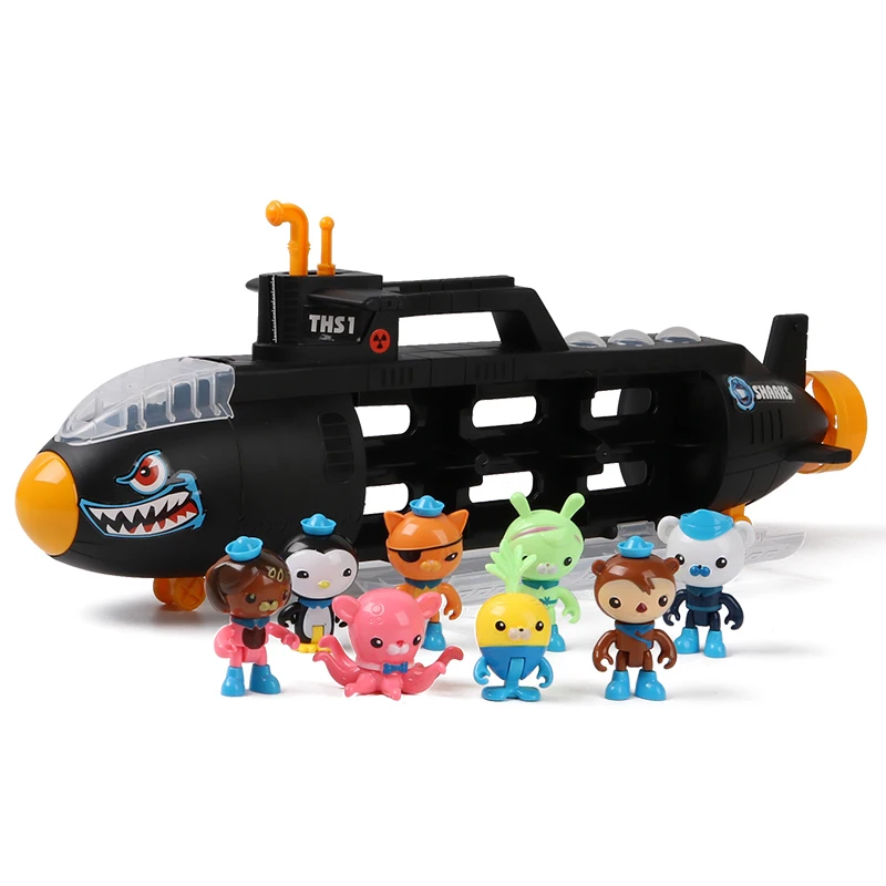 Octonauts игрушечный форт Octopus Barnacles Kwazii песо даши экшн-фигурка звуковая подводная