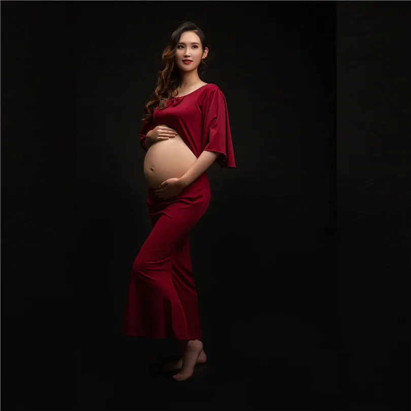 as photo Винтажное платье для беременных для фотосессии, одежда из тюля для беременных, свадебная одежда для беременных, реквизит для фотосессии - Цвет: as photo