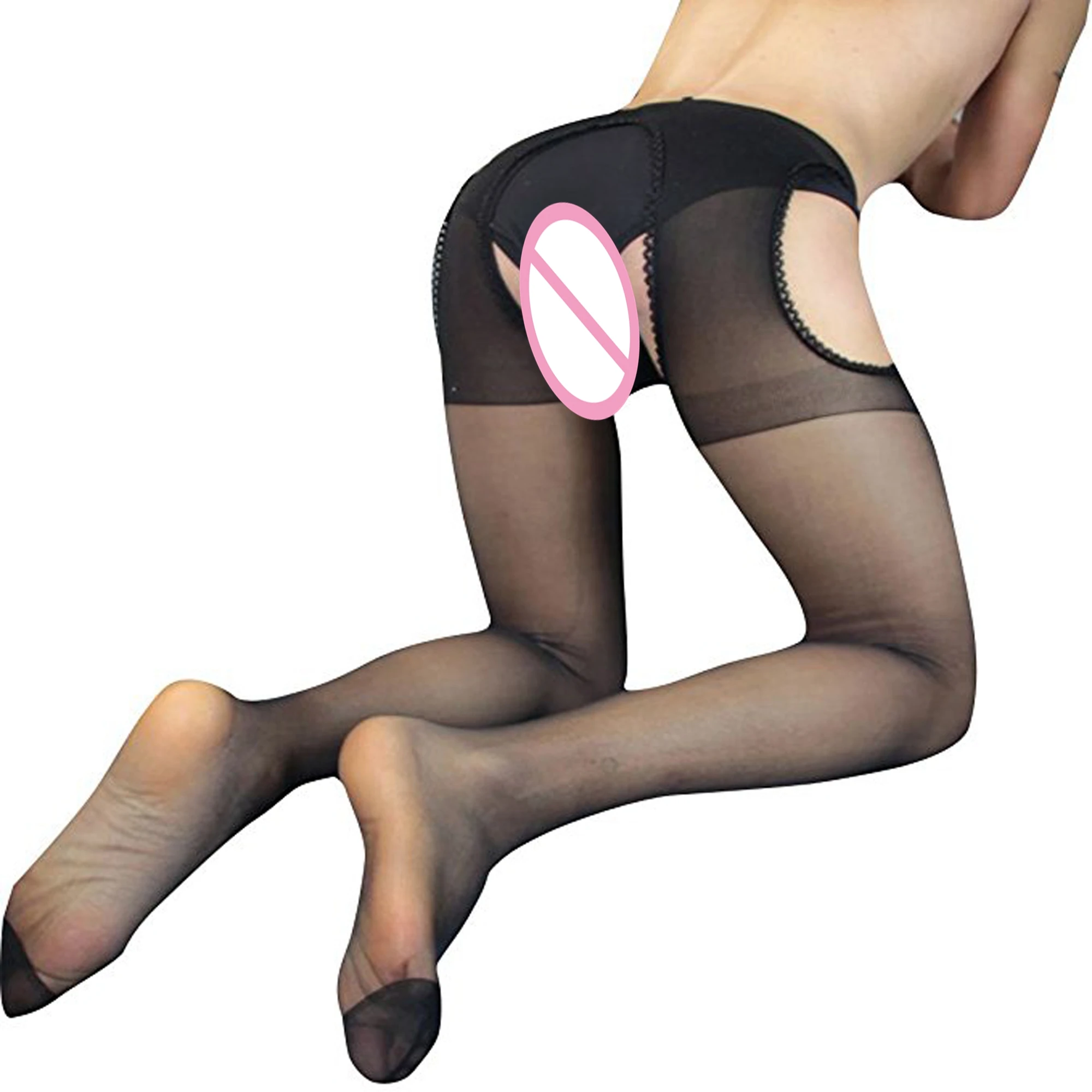 Мужские чулки открытые колготки Medias мужские сексуальные | Тематическая одежда и