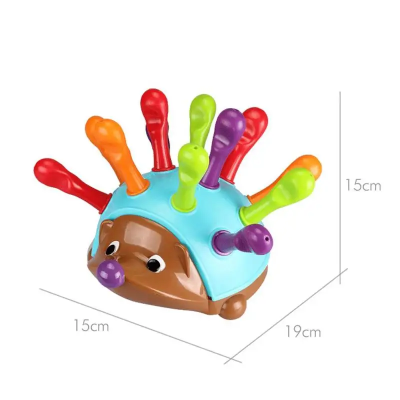 

Insert Hedgehog Puzzle Toys Montessori Building Intelligence Developing Counting Training Children Early Educational Toy