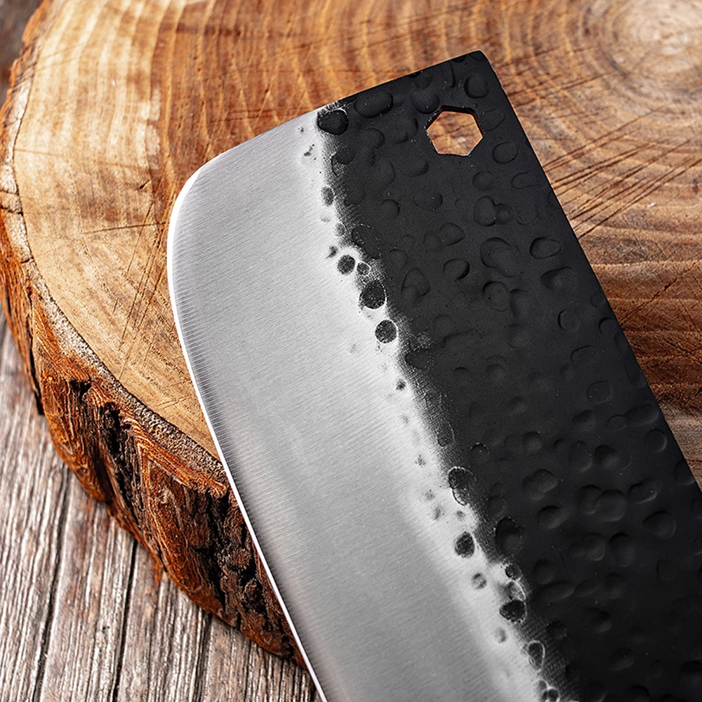 

Chinese Stainless Steel Chef Knife Handmade Forged Sharp Cleaver Wide blade Professional Butcher Knife Utility Vegetable Knives