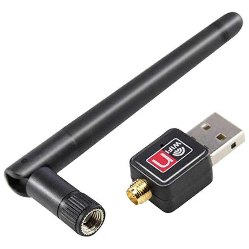 

USB 2.0 Wireless Network Card Mini Wifi Computer Wireless Receiver 150M Antenna Adapter Home Office Notebook Internet Surfing