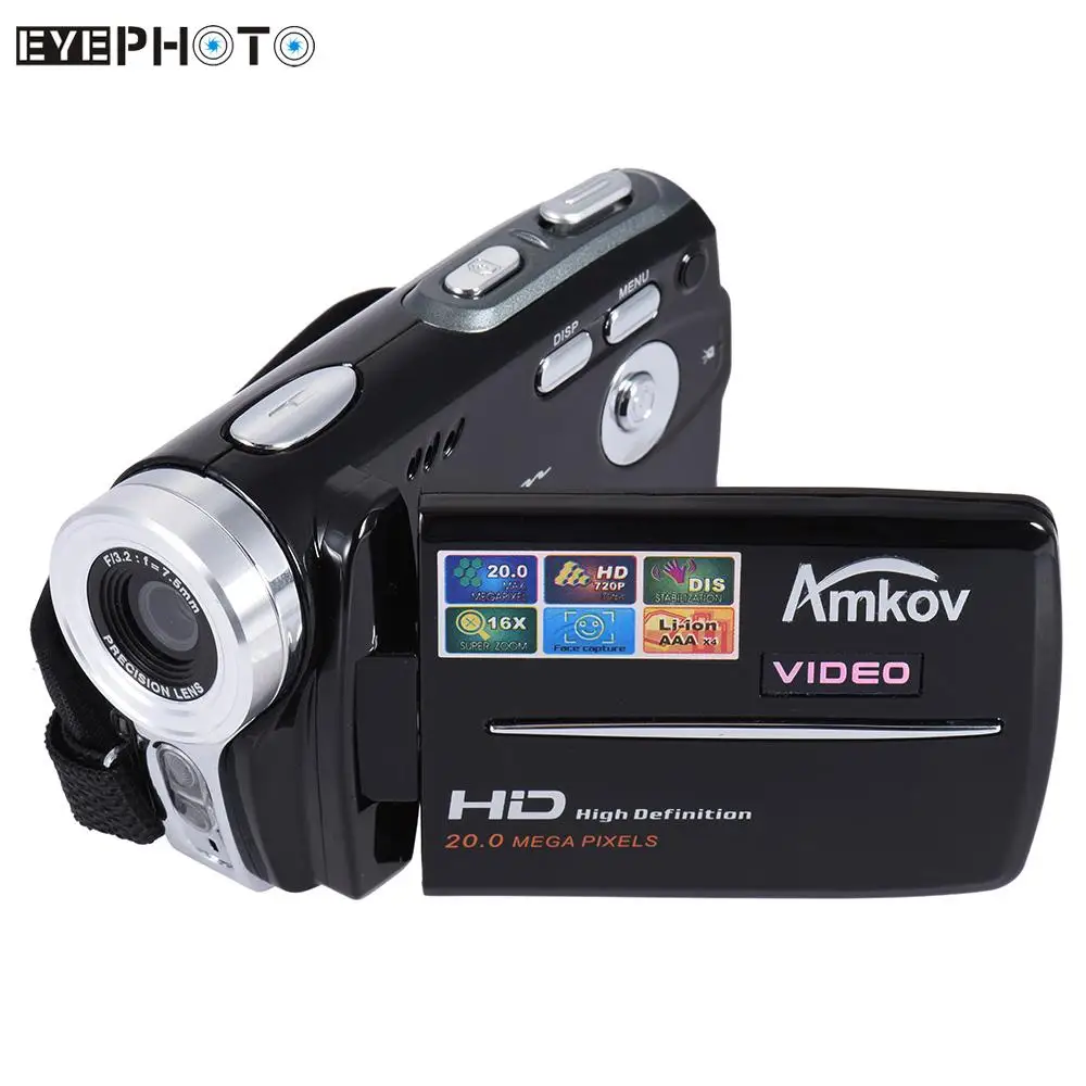 DV164 3 0 дюймов ЖК экран Цифровая камера 720P 30FPS 20MP 16X цифровой зум анти встряхивание