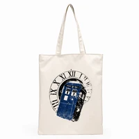 Doctor Who Dr Who Daleks Exterminate To Victory Sitcoms printing Bag Women Bag Large-capacity Canvas College Harajuku Female