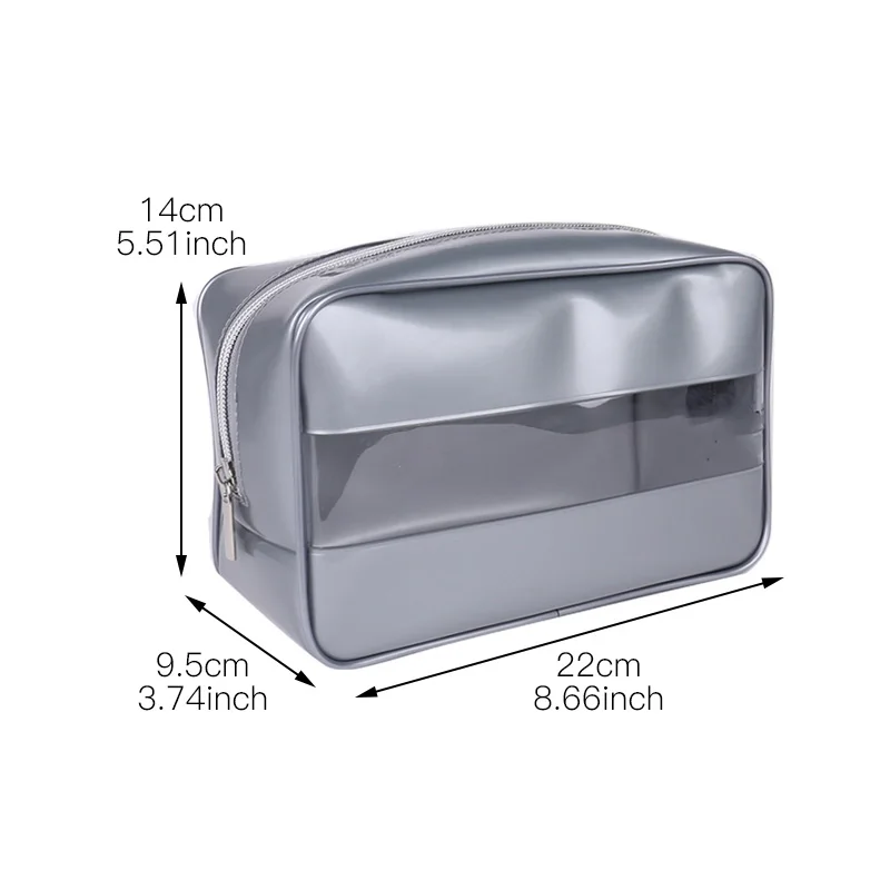 

Cosmetic Bag Travel Makeup Storage Portable Transparent Large Capacity Bathroom Waterproof Stereoscopic Multifunctional