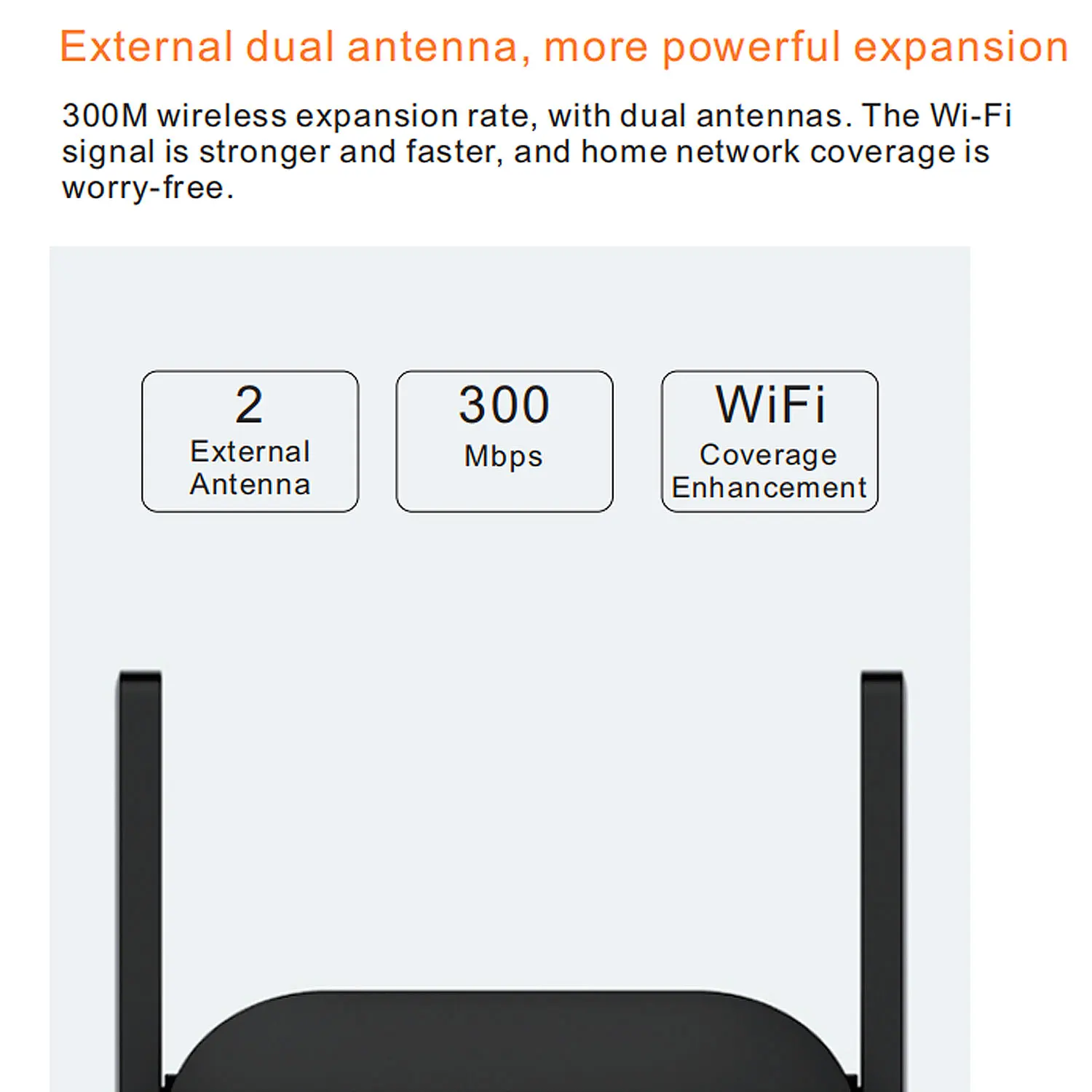 Повторитель Wi-Fi для домашнего использования 802.11b/g/n 300 Мбит/с |
