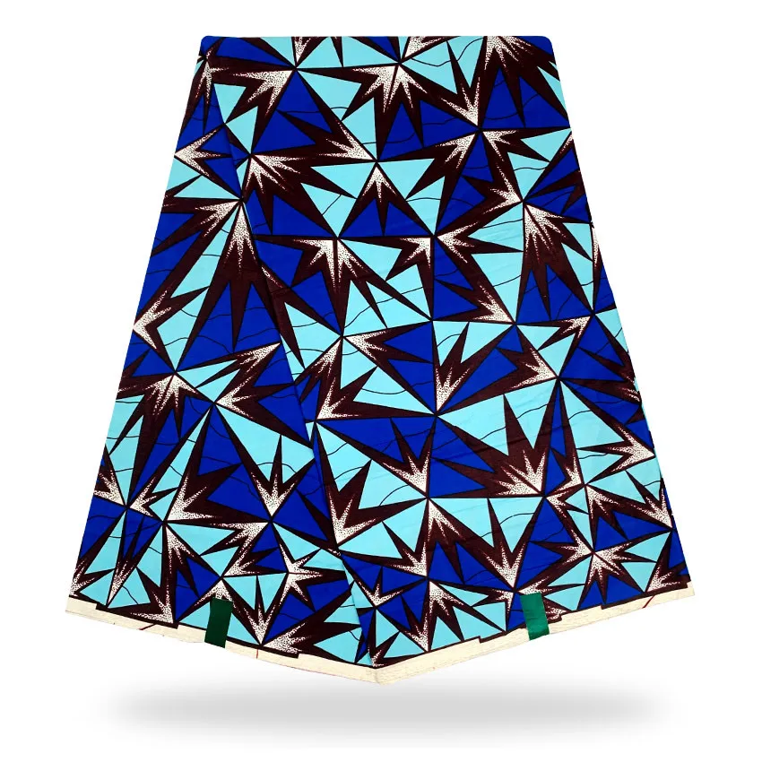 

Высококачественная восковая ткань с Африканским принтом, мягкая ткань Анкары, Ткань 6 ярдов, 100% хлопок для Wpmen, Loincloth YG803-2