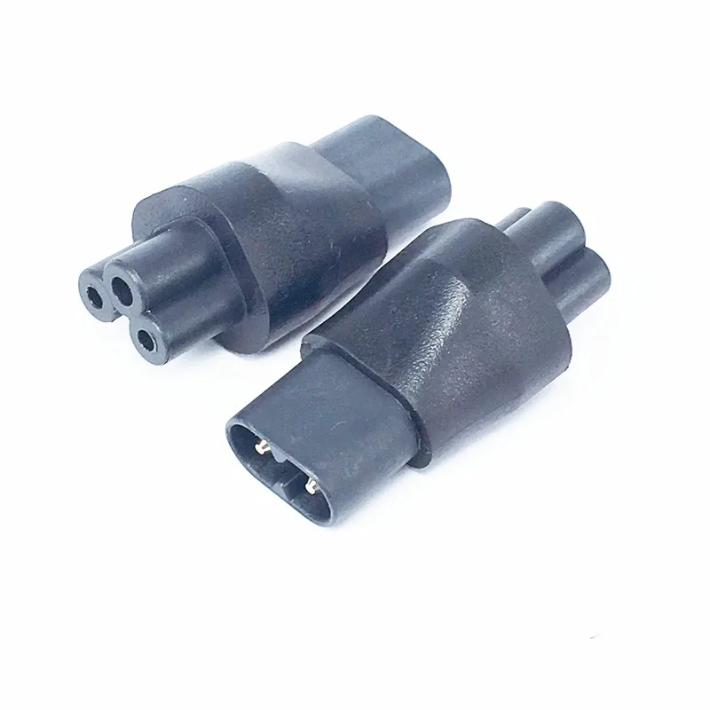 Адаптер питания IEC 3Pin мама к 2Pin папа 320 C6 C8 адаптер C7 C5 2 контактный