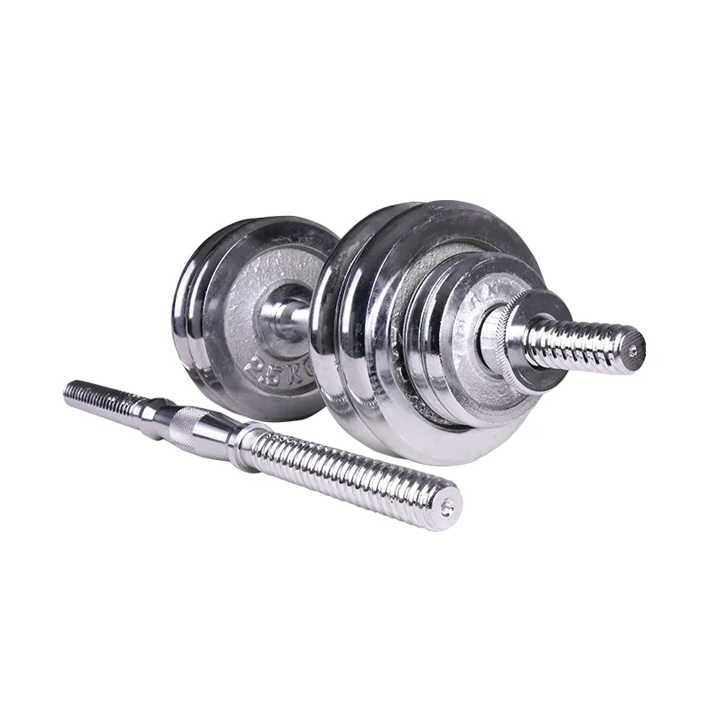 

20kg 30KG Electroplate Dumbbells Set Weights for Fitness Weightlifting Crossfit Quipment Barbell Gym Muscle Strength Exercise