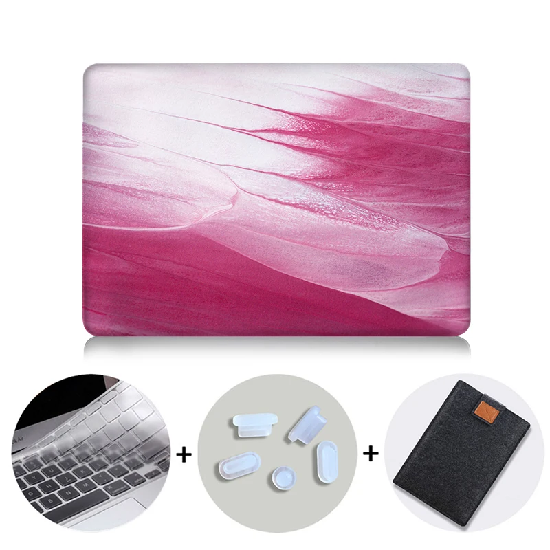 MB06 MTT Акварельная сумка для ноутбука, чехол для Macbook Air Pro retina 11 12 13 15 дюймов с сенсорной панелью, чехол для ноутбука+ чехол для клавиатуры - Цвет: MB06