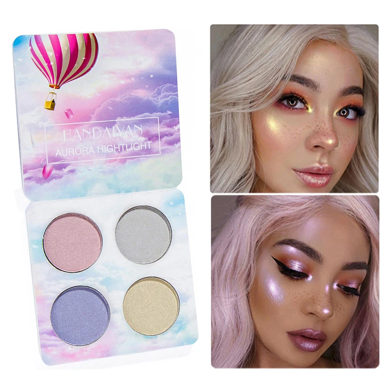 Палетка хайлайтера для лица iluminador maquillaje Body Shimmer Contour Makeup пудра Хамелеон палитра теней для век