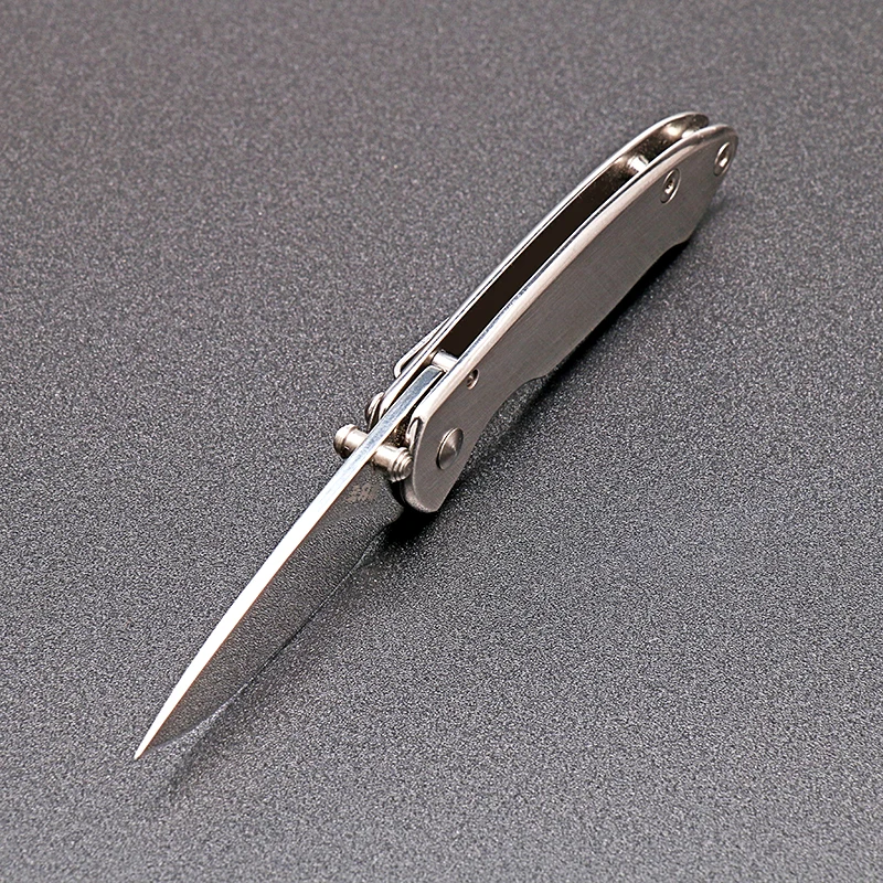SANRENMU 6011 мини из нержавеющей стали EDC карманный складной нож с зажимом для ремня