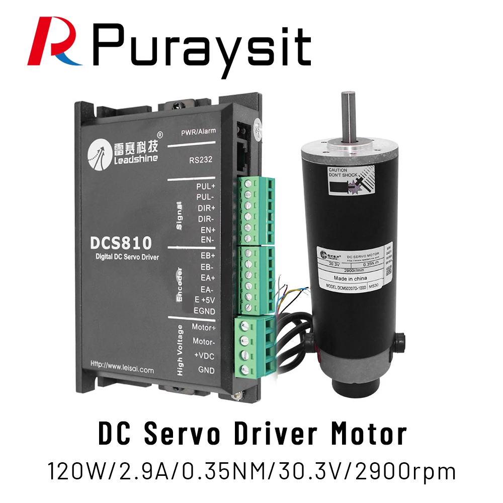 Leadshine Nema23 DCS810 18 80VDC 20A низкое напряжение DC сервопривод используется для Lnkjet/фото