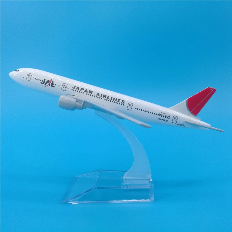 16 см масштаб 1:400 модель самолета авиакомпании JAL Japan Airlines Боинг B777 цинковый сплав