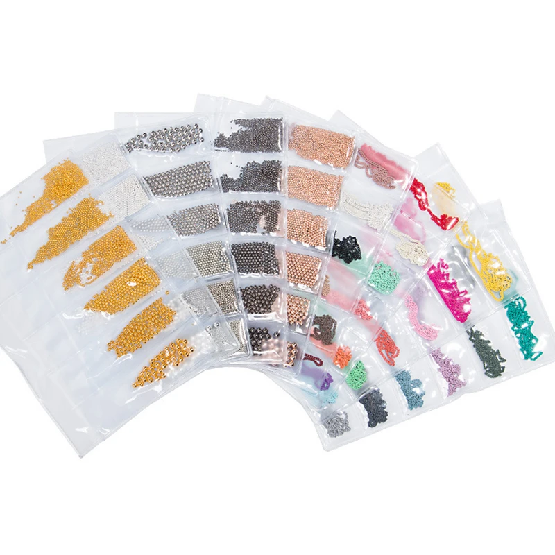 5 видов цветов можно выбрать имитация чешского маникюра Размер смешанного стекла