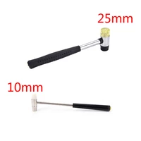 10mm 25mm mini double faced household rubber hammer domestic nylon head mallet hand tool for jewelry craft diy