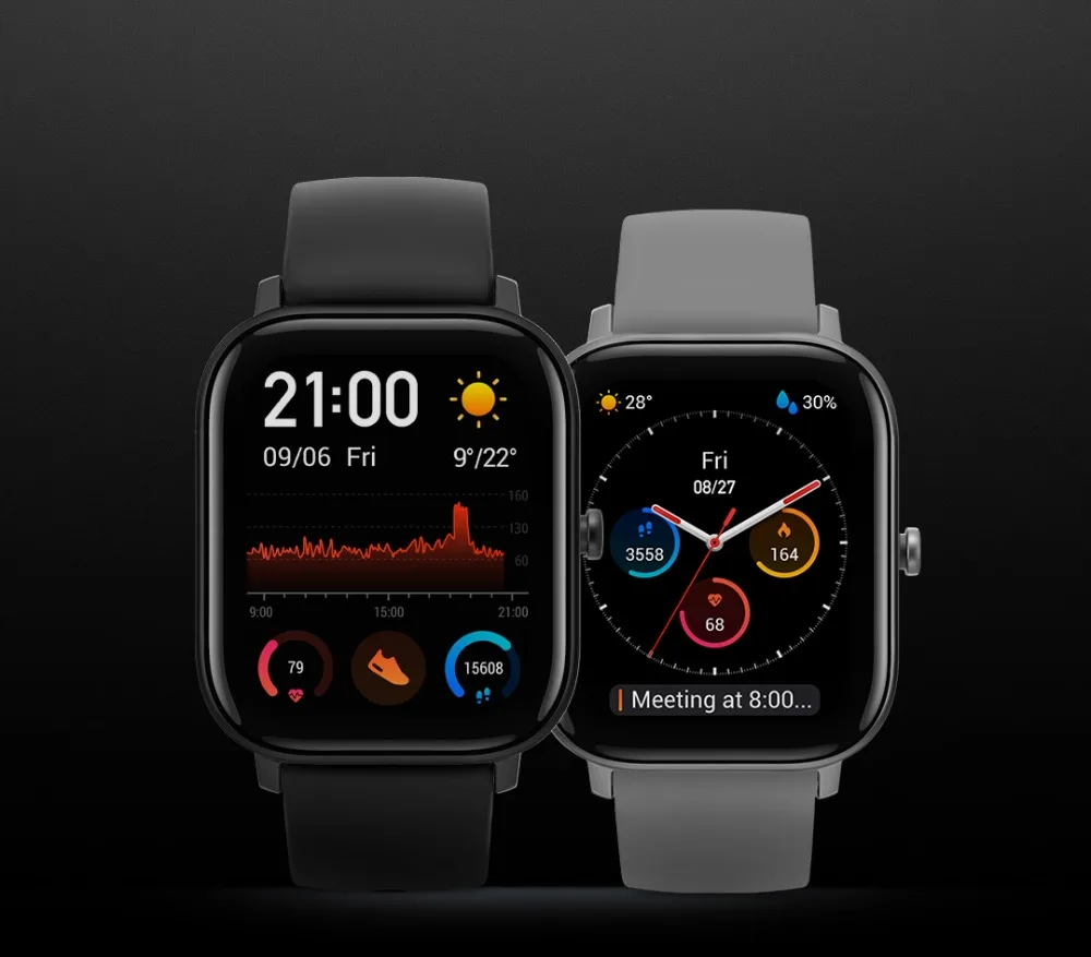 11,11 глобальная версия, Новые смарт-часы Amazfit GTS, 5 АТМ, водонепроницаемые, для плавания, спортивные Смарт-часы, для мирового фестиваля покупок, модные, подходят