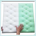 3d наклейки на стену детского изголовья кровати, Противоударная мягкая упаковка, татами для детской комнаты, настенные толстые пенопластовые наклейки на стену