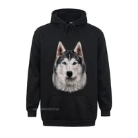 siberian husky dog face hoodie hoodies men tops hoodie brand cotton casual casual men harajuku sweatshirts
