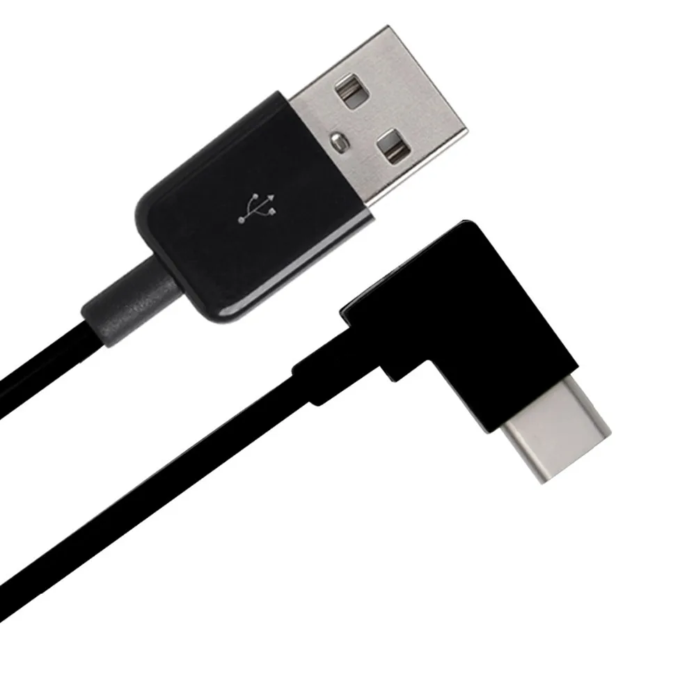 

100cm USB3.1 Type-c data cable 90 degreed right angled USB-C to USB2.0 male charge & data cable for mobile phone & tablet