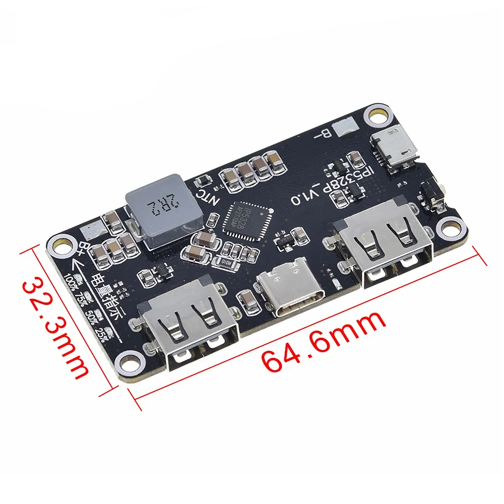 Блок переключения быстрой зарядки IP5328P 3 7 в 5 В 9 12 | Компьютеры и офис