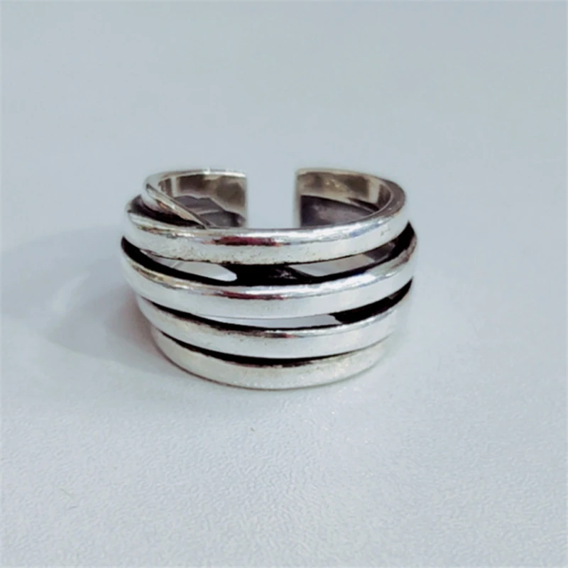 Rock Новое поступление японское корейское модное женское кольцо многослойное