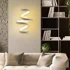 Современная Минималистичная светодиодная настенная лампа естественного и теплого цвета, домашнее прикроватное освещение для коридора, украшение для спальни