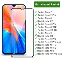 glass for xiaomi redmi note 10 pro max 10s screen protection redmi note 11 10 9 8 7 pro 9s 9t 8t note 8 2021 screen protector