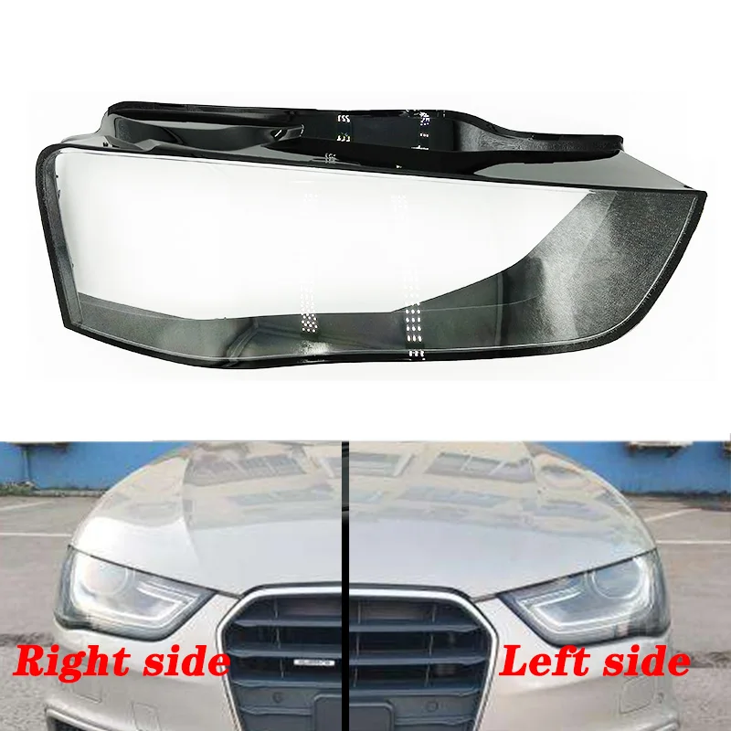 Передние фары для Audi A4 b9 2013 2015 стеклянная маска крышка лампы прозрачная
