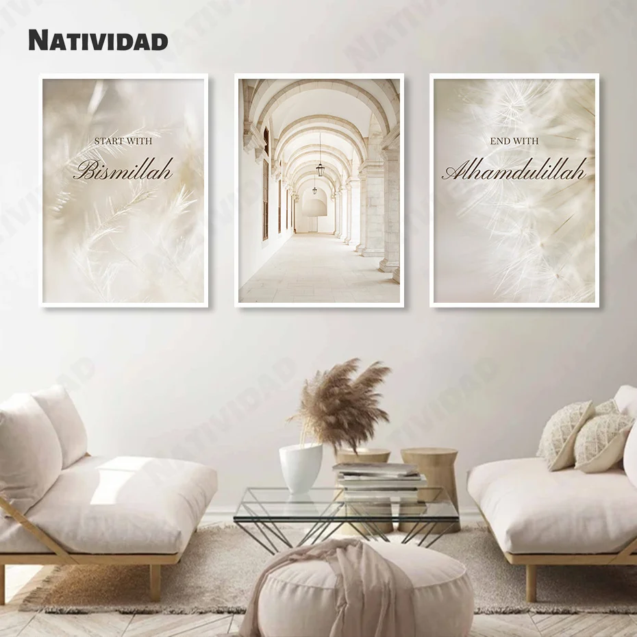 

Dandelion Architecture Fancy English Style Canvas Painting Wave Modern Simple Elegant Art Wall Painting Waterproof Ink Bedroom