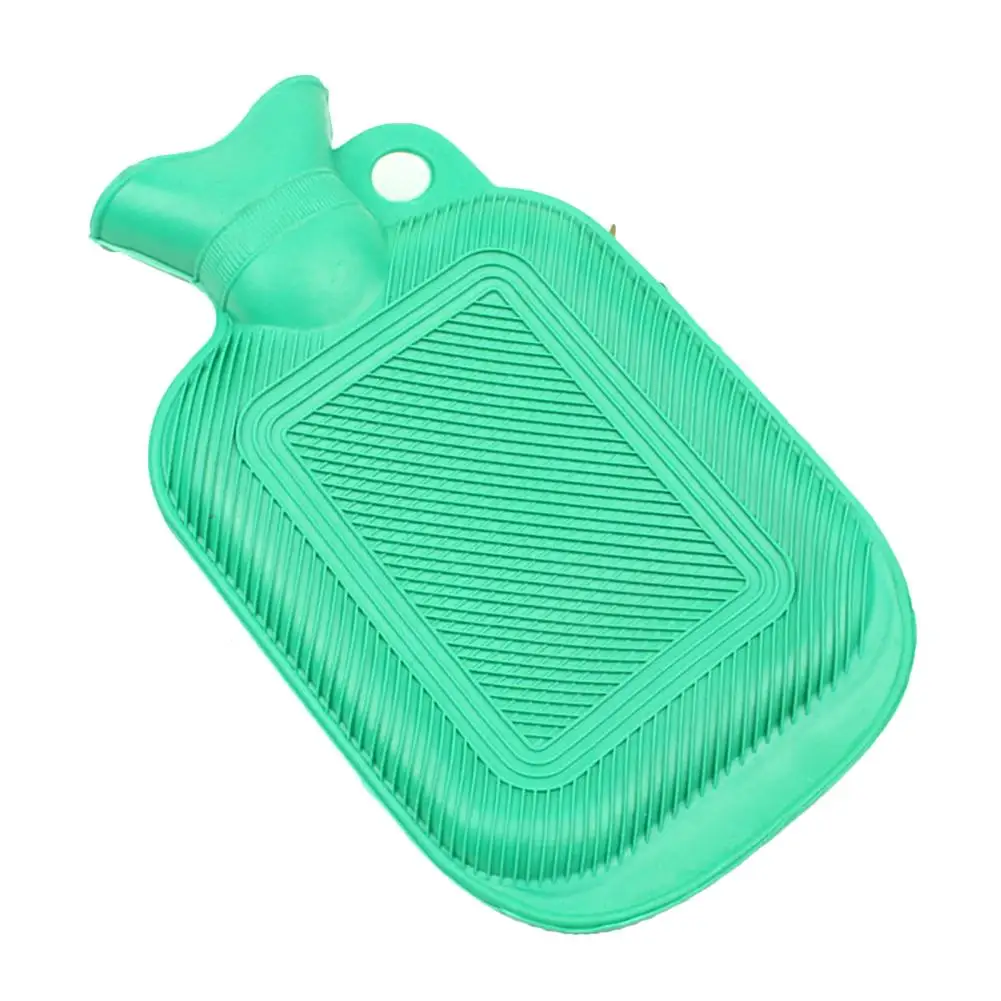 Зимняя резиновая сумка для горячей воды портативная ручная Теплая бутылка