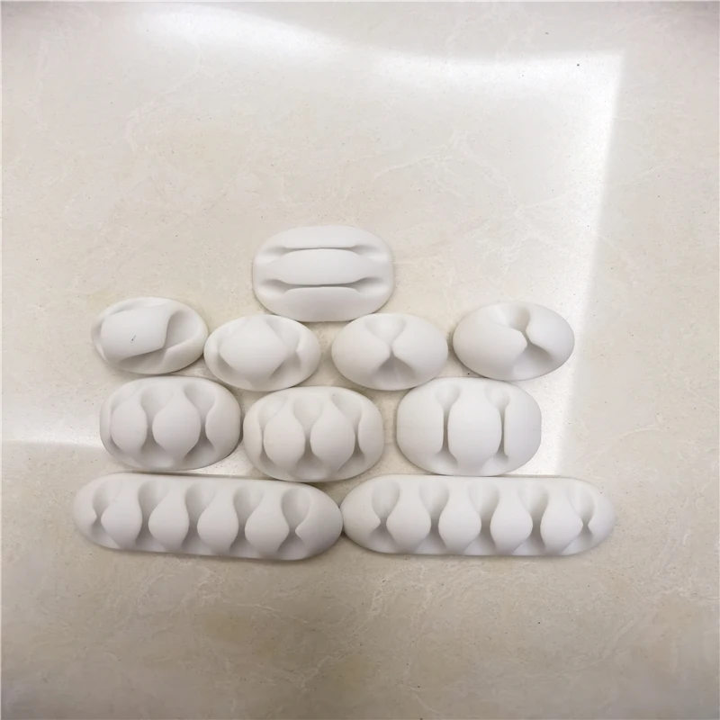 10 шт./компл. многофункциональные зажимы для кабелей с одинарным и двойным