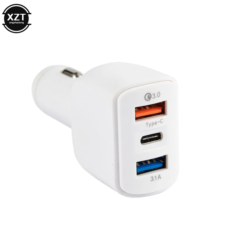 Автомобильное зарядное устройство с 3 USB-портами 18 Вт 0 А |