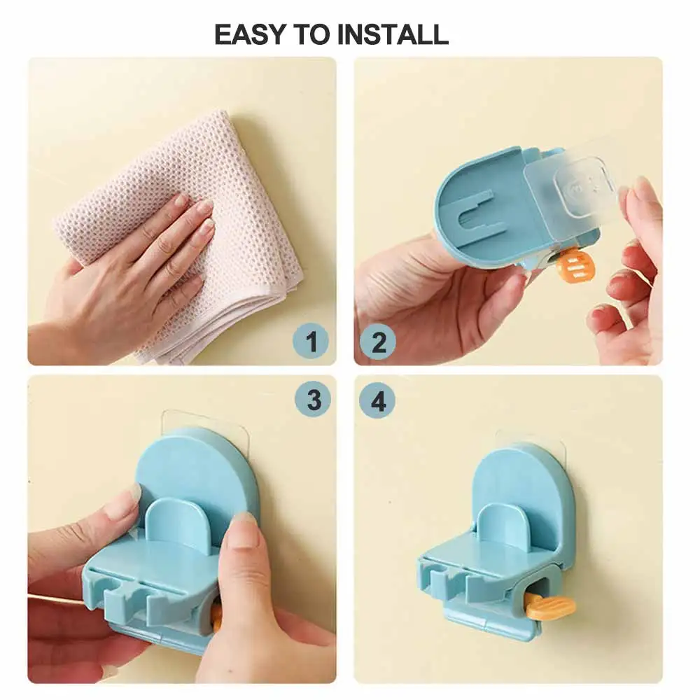 

Rolling Tube Toothpaste Squeezer Toothpaste Seat Holder Stand Rotate Toothpaste Dispenser for Bathroom