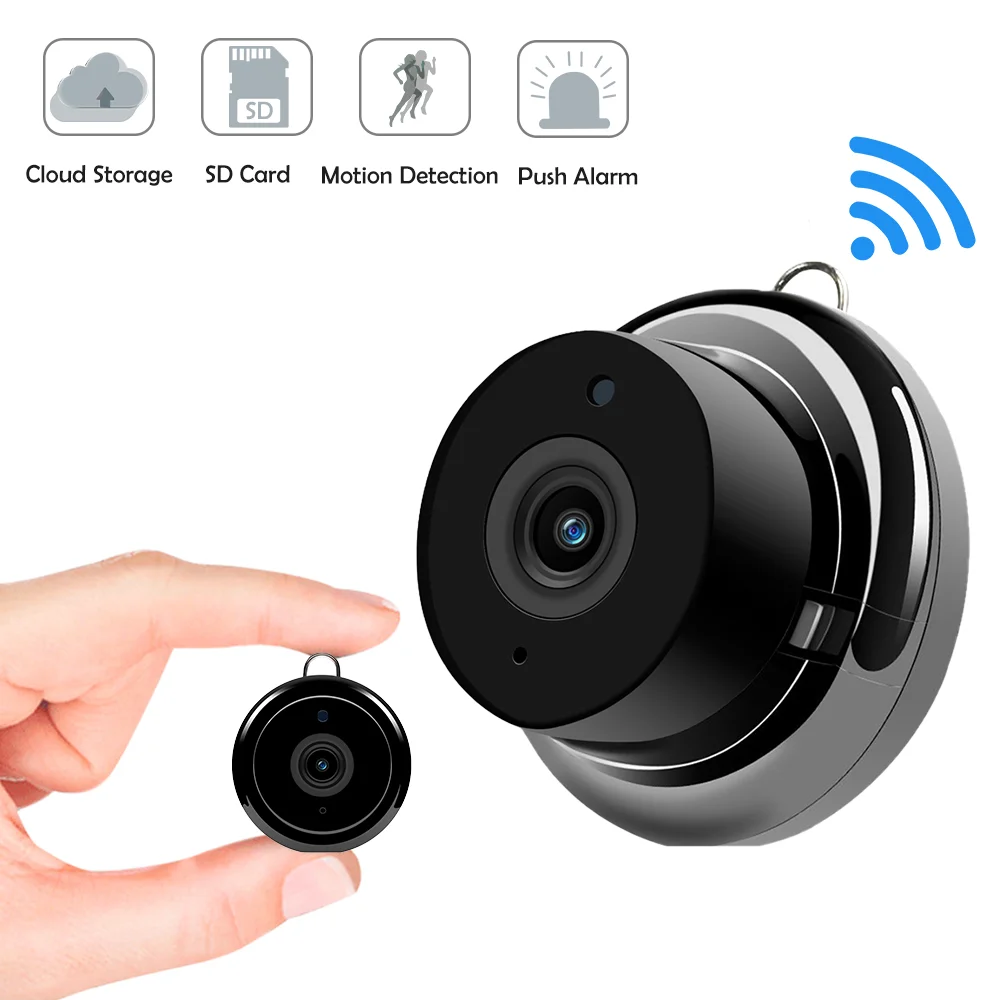 720P HD Wifi мини-камера Домашняя безопасность P2P камера WiFi ночное видение беспроводная камера наблюдения удаленный монитор