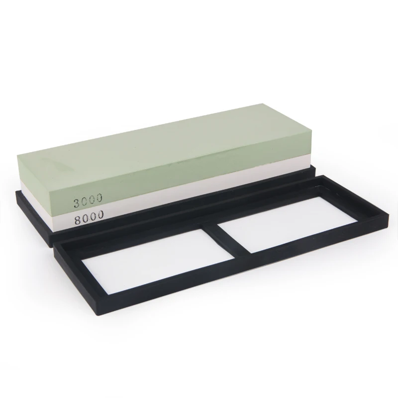 3000/8000 #1 шт Профессиональный камень для заточки ножей зернистый белый корунд