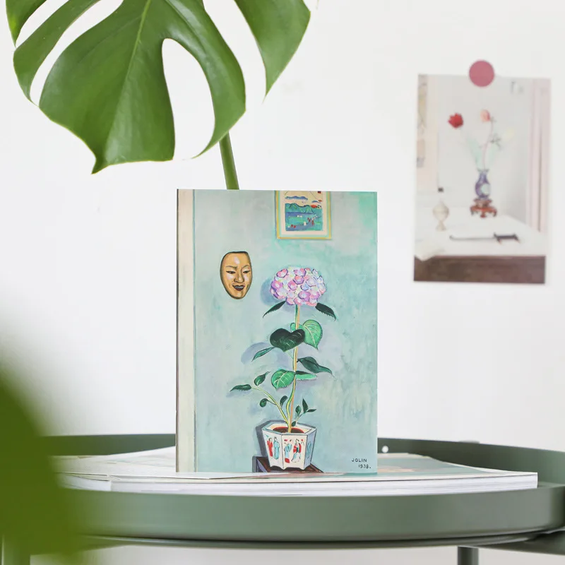 Ins Скандинавская Ретро картина маслом Декоративная открытка 5 листов простые