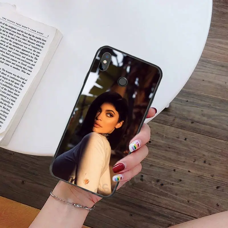 

Kylie Jenner actor Phone Case For Xiaomi Redmi note 7 8 9 t max3 s 10 pro lite Luxury brand shell funda coque