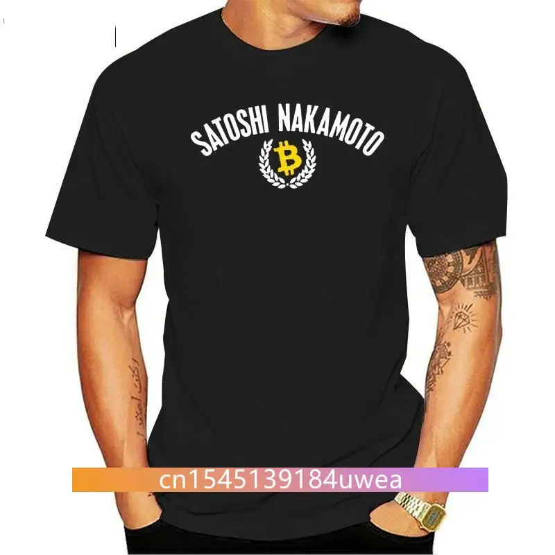 

Satoshi Nakamoto T-Shirt - BTC Bitcoin Cryptocurrency Blockchain - 6 colours