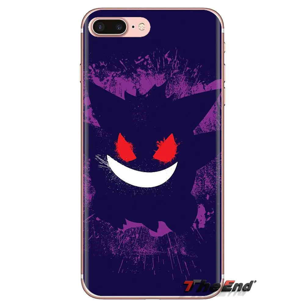 Spooky Splattery Gengar Poster For Huawei G7 G8 P7 P8 P9 Lite Honor 4C 5X 5C 6X Mate 7 8 9 Y3 Y5 Y6 II 2 Pro 2017 Phone Bag Case |