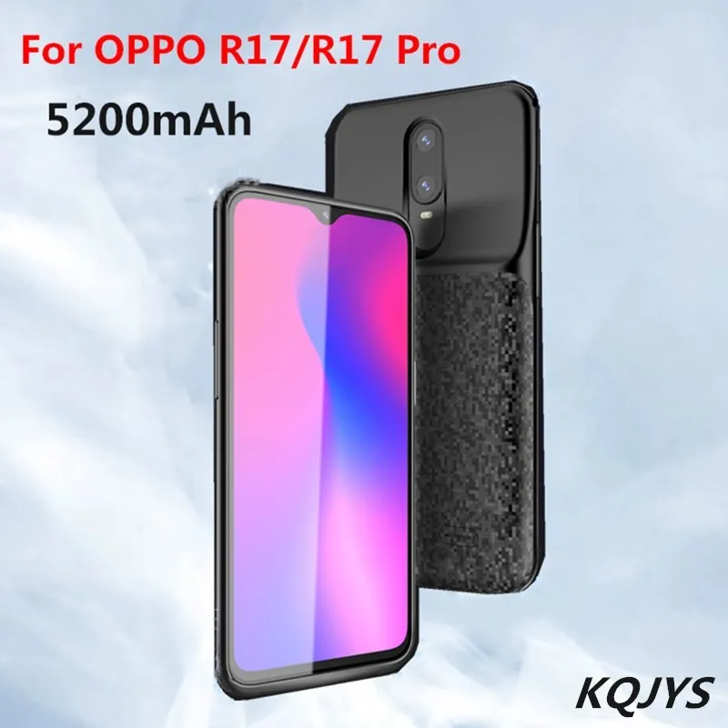 KQJYS Портативный Ультратонкий чехол для зарядки PowerBank OPPO R17 Pro Внешний зарядного