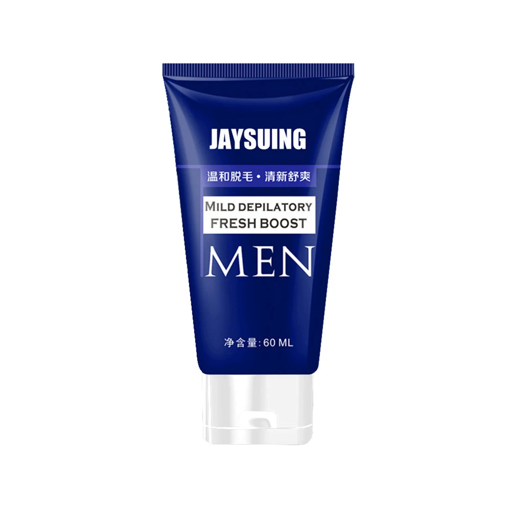 

60ml Portable Depilatory Easy Use Face Hair Removal Cream Epilator Painless Long Lasting Moisturize Home For Men Clean Effective