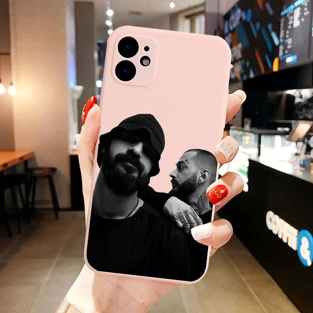 

Fashion Miyagi & Andy Panda Pink Silicone TPU Case For iPhone 12 11 Pro Max 8 7 6 6S Plus SE2020 XR X XS Max Coque Fundas